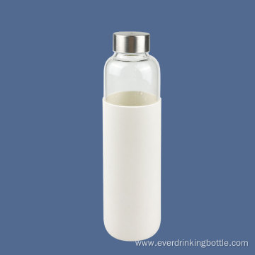 550mL Glass Bottle With Silicone Cover